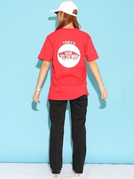 「THRASHER（スラッシャー）のアイテム（帽子）」を使った、ROOPTOKYO   tabataさん（レディース・163cm）の春コーディネート