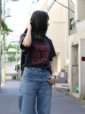 「ROOPTOKYO（ループトウキョウ）のアイテム」を使った、ROOPTOKYO   tabataさん（レディース・163cm）の春コーディネート