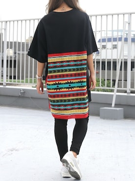 「ROOPTOKYO（ループトウキョウ）のアイテム」を使った、ROOPTOKYO   tabataさん（レディース・163cm）の夏コーディネート