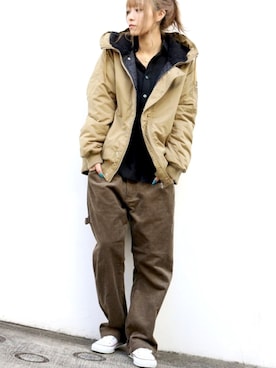 「ROOPTOKYO（ループトウキョウ）のアイテム」を使った、ROOPTOKYO   tabataさん（レディース・163cm）の秋コーディネート