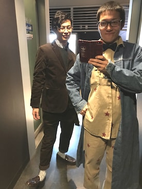 「STANCE（スタンス）のアイテム（その他アウター）」を使った、☻サカヨシタケ通称サガミ☻さん（メンズ・172cm）の春コーディネート