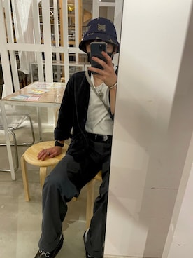 「THEE（シー）のアイテム」を使った、Yushin.さん（メンズ・162cm）の夏コーディネート