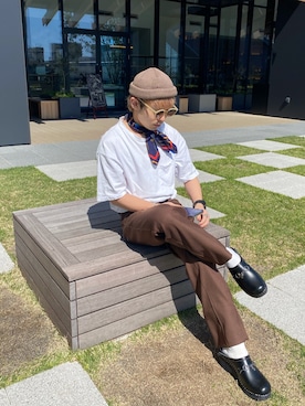 「ZARA（ザラ）のアイテム（財布/小物）」を使った、Yushin.さん（メンズ・162cm）の夏コーディネート