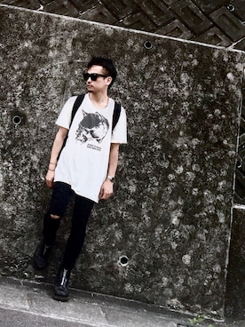 「PLAIN CLOTHING（プレーンクロージング）のアイテム」を使った、N_RaF_nistaさん（メンズ・163cm）の夏コーディネート