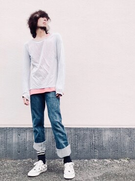 「N.HOOLYWOOD」｜「アイテム（その他）」を使った、Kasane  Persakisさん（メンズ・179cm）の夏コーディネート