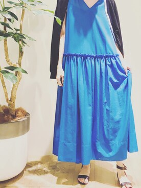 「Abahouse Devinette（ドゥヴィネット）のアイテム（ワンピース/ドレス）」を使った、macciさん（レディース・160cm）の春コーディネート