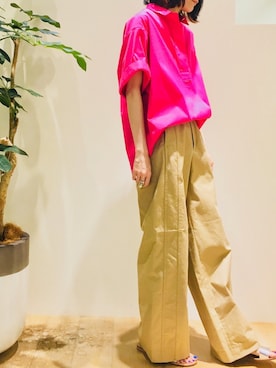 「Abahouse Devinette（ドゥヴィネット）のアイテム」を使った、macciさん（レディース・160cm）の春コーディネート