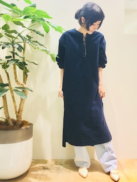「Abahouse Devinette（ドゥヴィネット）のアイテム（ワンピース/ドレス）」を使った、macciさん（レディース・160cm）の夏コーディネート