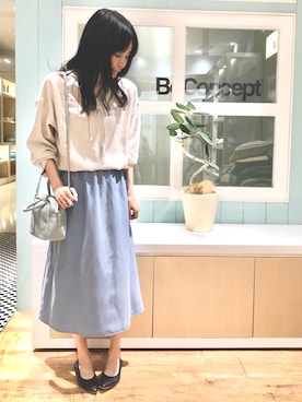 macciさん(レディース・160cm)の春コーディネート