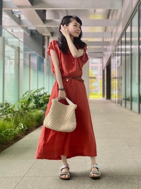 「コレックス」｜macciさん（レディース・160cm）の春コーディネート