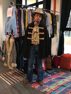 「TOPMAN（トップマン）のアイテム（ブーツ）」を使った、Ethan Chuさん（メンズ・172cm）の春コーディネート