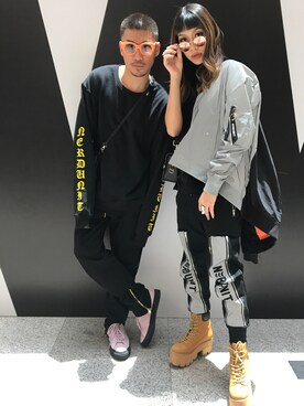 「ONE STAR」｜Ethan Chuさん（メンズ・172cm）の冬コーディネート