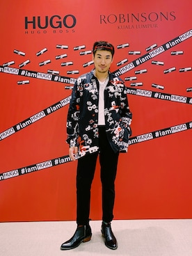 「menswear」｜「アイテム（ブーツ）」を使った、Ethan Chuさん（メンズ・172cm）の春コーディネート