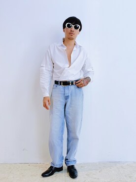 「ALDO（アルド）のアイテム」を使った、Ethan Chuさん（メンズ・172cm）の夏コーディネート