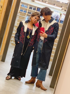 「Levi’s MADE＆CRAFTED（リーバイスメードアンドクラフテッド）のアイテム」を使った、Ethan Chuさん（メンズ・172cm）の秋コーディネート