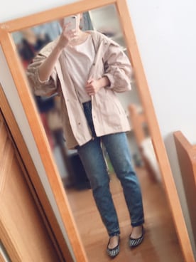 「Chuu」｜「アイテム（モッズコート）」を使った、saaku*さん（レディース・156cm）の冬コーディネート