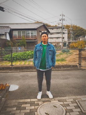 「URBAN RESEARCH（アーバンリサーチ）のアイテム（デニムジャケット）」を使った、masa☆さん（メンズ・174cm）の冬コーディネート