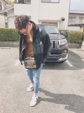 「F-LAGSTUF-F（フラグスタフ）のアイテム（ジャケット/アウター）」を使った、masa☆さん（メンズ・174cm）の冬コーディネート