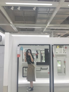 「PAPRIKA（パプリカ）のアイテム」を使った、churidnaxxさん（レディース・162cm）の夏コーディネート