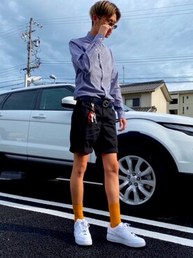 「UNIQLO（ユニクロ）の50色ソックス（消臭機能付き）（ソックス/靴下）」を使った、yuta    さん（メンズ・174cm）の夏コーディネート