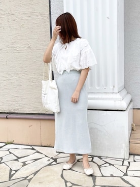 「コットンレース」｜apresjour clairさん（レディース・162cm）の春コーディネート