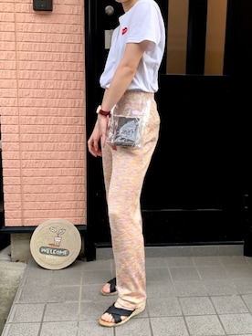 「MISSONI（ミッソーニ）のアイテム」を使った、ZAKKUさん（レディース・155cm）の夏コーディネート