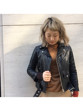 「beautiful people」｜SHCさん（レディース・155cm）の冬コーディネート