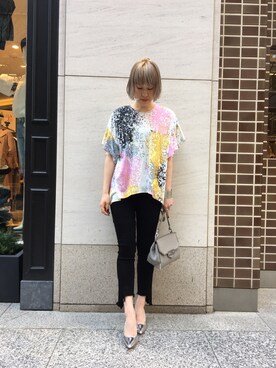 「rag & bone（ラグアンドボーン）のアイテム（パンツ）」を使った、SHCさん（レディース・155cm）の春コーディネート
