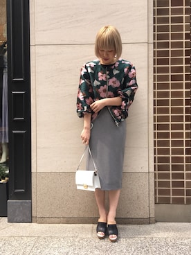 「GIANNI NOTARO（ジャンニノターロ）のアイテム」を使った、SHCさん（レディース・155cm）の春コーディネート