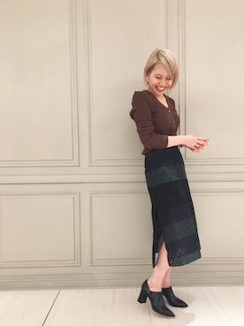 「アイテム（ブーティ）」を使った、SHCさん（レディース・155cm）の夏コーディネート