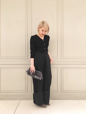 「mame（マメ）のアイテム（バッグ）」を使った、SHCさん（レディース・155cm）の夏コーディネート