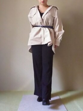 双葉さん（レディース・150cm）の秋コーディネート