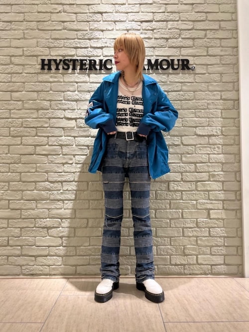 HYSTERIC GLAMOUR - はる　ヒステリックグラマー アップリケ ギャザーブルゾン HYSTERIC GLAMOUR（ヒステリックグラマー）の「CIRCLE GIRL