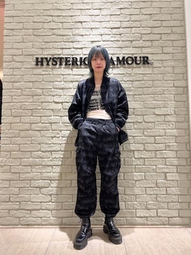 「ロックコーデ」｜「アイテム（ブルゾン）」を使った、ゆうかさん（レディース・164cm）の秋コーディネート