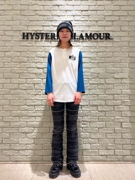 「でにむ」｜「アイテム（ニットキャップ/ビーニー）」を使った、ゆうかさん（レディース・164cm）の冬コーディネート