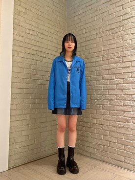 「ロンt」｜「アイテム（ジャケット/アウター）」を使った、ゆうかさん（レディース・164cm）の冬コーディネート