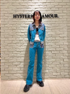 「グランジ」｜「アイテム（ブルゾン）」を使った、ゆうかさん（レディース・164cm）の春コーディネート