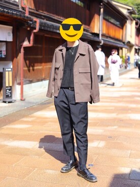 「MONKEY TIME（モンキータイム）のアイテム（テーラードジャケット）」を使った、bsq4075ryoさん（メンズ・180cm）の春コーディネート