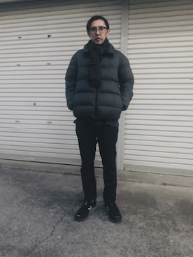 「Steven Alan（スティーブンアラン）のアイテム（ダウンジャケット/コート）」を使った、KOHEYさん（メンズ・173cm）の冬コーディネート
