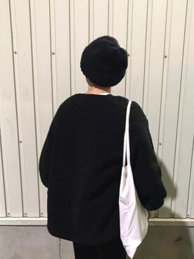 「CLANE（クラネ）のREVERSIBLE MILITARY BOA JACKET（その他アウター）」を使った、sugarさん（レディース・158cm）の冬コーディネート