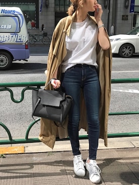 「ドラフトアングリッド」｜「アイテム（その他）」を使った、asukaさん（レディース・163cm）の春コーディネート