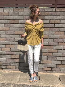 asukaさん（レディース・163cm）の春コーディネート