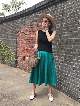 asukaさん（レディース・163cm）の夏コーディネート