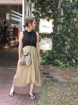 asukaさん（レディース・163cm）の夏コーディネート