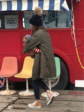 asukaさん（レディース・163cm）の冬コーディネート