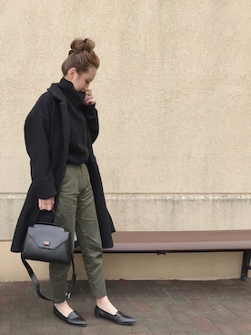 asukaさん（レディース・163cm）の冬コーディネート