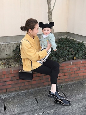 「GRL（グレイル）のアイテム（ピアス（両耳用））」を使った、asukaさん（レディース・163cm）の春コーディネート