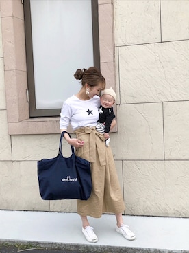 asukaさん（レディース・163cm）の春コーディネート