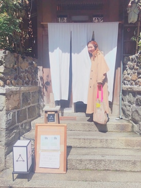 「CLANE（クラネ）のアイテム（トレンチコート）」を使った、y.さん（レディース・161cm）の春コーディネート