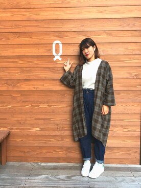 ひーさん（レディース・160cm）の秋コーディネート